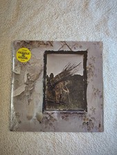 Led Zeppelin 'Zoso' 1977 USA pressing LP w/ hype sticker MINT Sealed. Sd19129