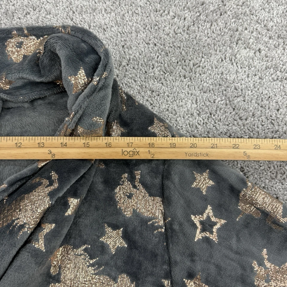 Bata Delia's Mujer M Unicornio Estrella AOP Y2K Peluche Acogedora Caprichosa Celestial Foto 3 de 4