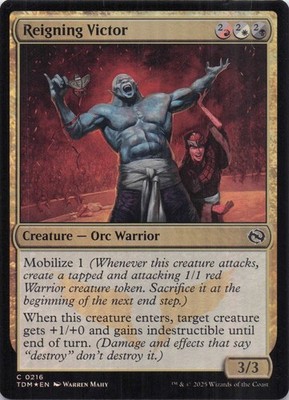 Reigning Victor Tarkir Dragonstorm Foil #216 NM MTG