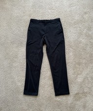 Uniqlo Pants Mens Size Medium Black Comfy Dress Pants Stretchy Fast Shipping