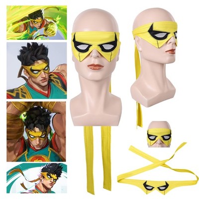 Rivals Iron Fist Lin Lie Sword Master Superhero Cosplay Blindfold Eye Mask Cover