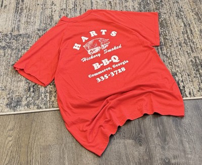 Vintage Southern USA T Shirt Bomark Red Men s Size Large BBQ Grilling