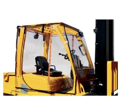 Atrium Full Forklift Cab Enclosure Cover Clear Fits 6000 to 12000 LBS. Large
