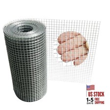 8in X 20ft Hardware Cloth 1/4 Inch 23Gauge, Galvanized Welded Wire 1/4 8inx20ft