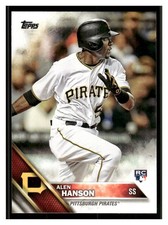 2016 Topps Update #US146 Alen Hanson Pittsburgh Pirates Baseball Card 34591