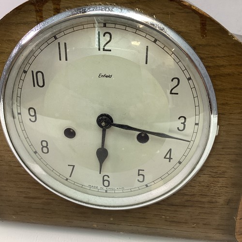 VTG Art Deco Smiths Enfield Striking Mantel Clock WA - Picture 2 of 12