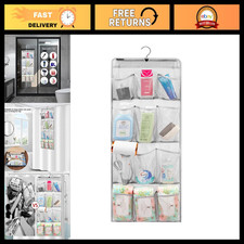 Hanging Mesh Shower Caddy Organizer - Quick Dry Bathroom Storage with 12 Pockets