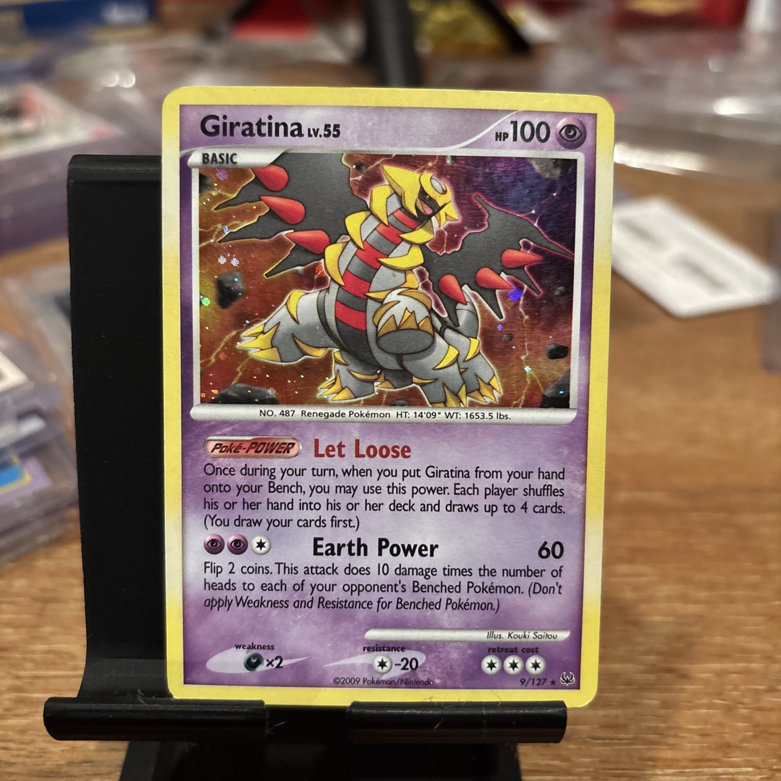 Giratina 9/127 Platinum Pokemon Holo Rare
