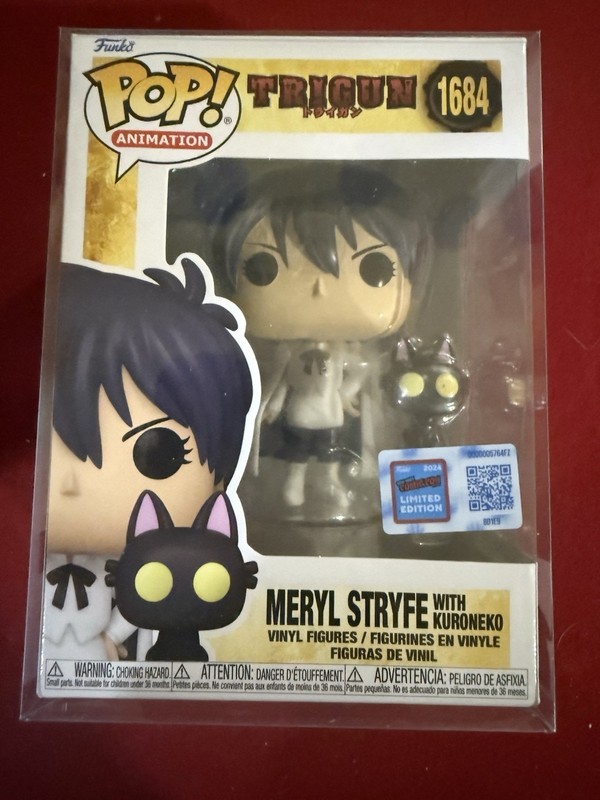 MERYL STRYFE WITH KURONEKO 1684 Funko PoP! Trigun NYCC 2024 LIMITED EDITION