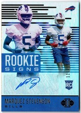 2021 Panini Illusions Rookie Signs MARQUEZ STEVENSON RS-MS 111/199 Bills RC Auto
