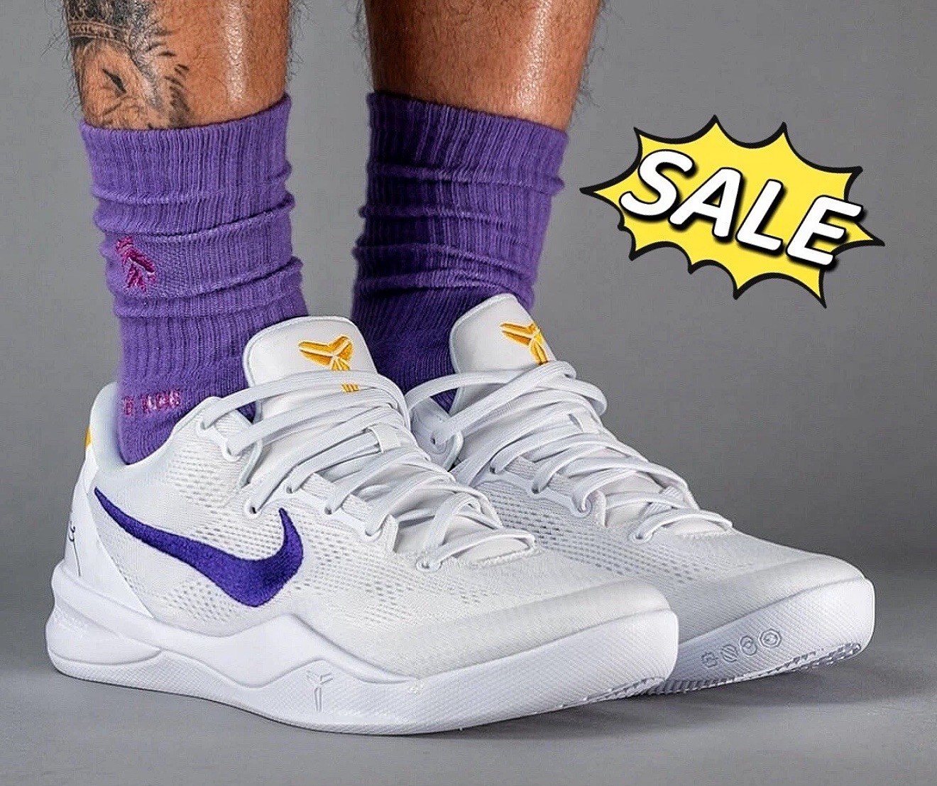 Nike Kobe 8 Protro  Lakers Home Basketball Shoes HF9550-100 Men’s Size 9-15