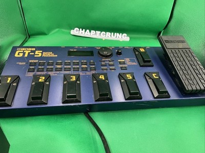 BOSS GT-5 Multi Effects Guitar Processor Pedal MIJ Tested Working 