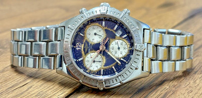 Breitling Sirius Chronograph Fullset Quarz A53011 38mm 1996