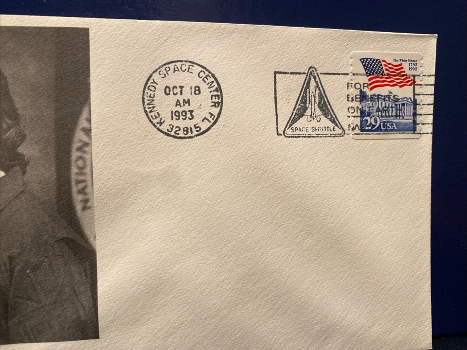 SHANNON W LUCID, ASTRONAUT SPACE SHUTTLE STA-58 PICTURE CACHET 18 OCT 1993 - Image 3 of 4