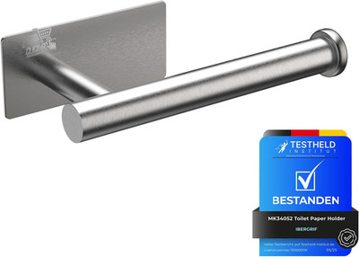 Toilet paper holder adhesive stainless steel roll holder wall bathroom without holes 80c