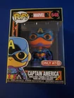 Funko POP! Marvel Black Light Captain America Target Exclusive