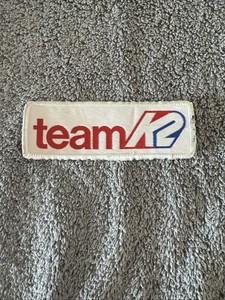 Team K2  Freestyle Ski Team Vintage Patch 1970’s Hot Dog Skiing Rare Never Used