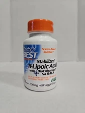 Stabilized R-Lipoic Acid with BioEnhanced® Na-RALA, 200 mg, 60 Veggie Exp2026