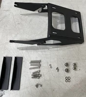 Advanblack Black Two-Up Tour Pack Mount for Harley M8 Low Rider S/ ST