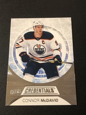 2021-22 Upper Deck Credentials Connor McDavid #1
