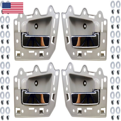 Pt Auto Warehouse Ch-2815Me-Qp - Interior Inside Door Handle Beige/Tan Housing