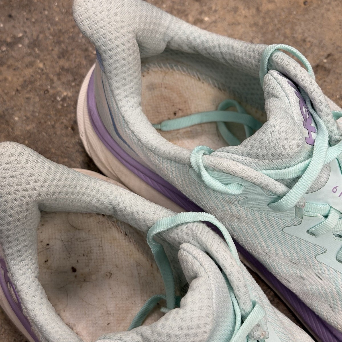 Size 10 - Hoka One One HOKA Clifton 9 Wide Sunlit Ocean Lilac Mist