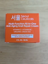 Seoul Ceuticals Multi-Function All-In-One Anti Aging Snail Repair Cream 2 oz