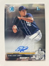2017 Bowman Chrome #CPA-DLA Dinelson Lamet Prospect AUTO