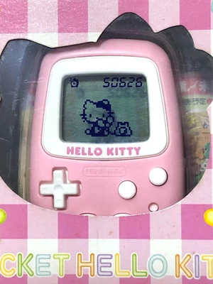 Pocket Hello Kitty Nintendo Pedometer Sanrio 1998 Japan for sale