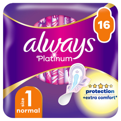 8001090444912 Always podpaski Platinum Normal 16 sztuk Procter & Gamble