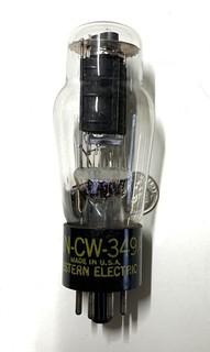 Western Electric JAN CW 349A tube for display only