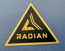 RADIAN AFTERBURNER SMALL Durable Vinyl Sticker Pistol Handgun Auto Tactical