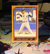 Topps 2008 Gold Bowman Hideki Matsui New York Yankees Signature #42