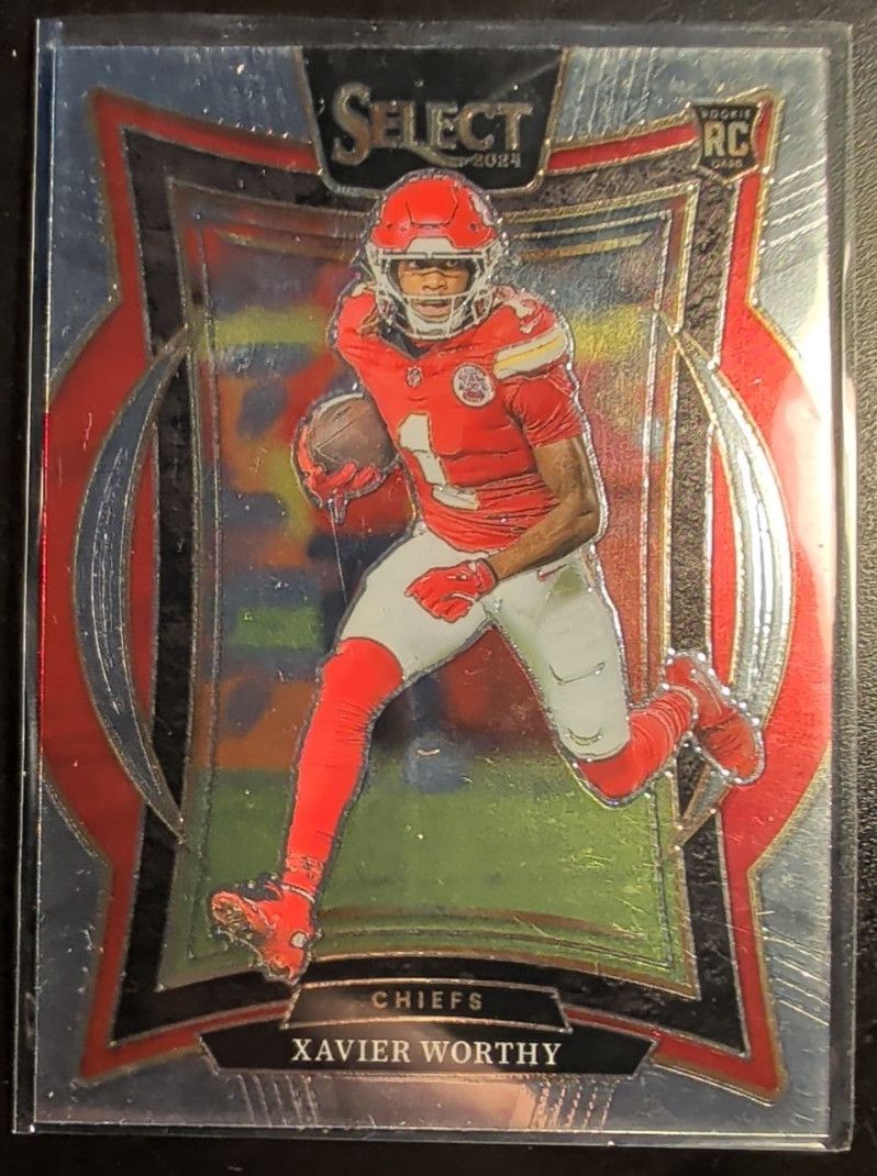 2024 Panini Select #32 Xavier Worthy Kansas City Chiefs R1I:50