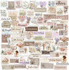 Christian Prayer Board Stickers - 100 Waterproof Bible Verse Decals