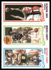 1980-81 Topps Shelton / Larry Kenon / Kermit Washington TL #203 / 205 / 231