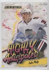 2023-24 Upper Deck Credentials Highly Anticipated Luke Philp #HA-12 Auto 03uh