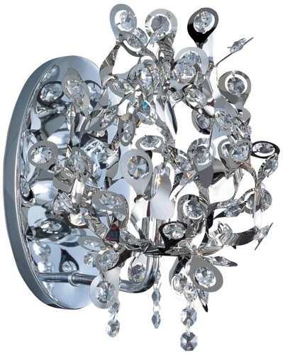 Maxim Comet Collection 10" High Chrome Wall Sconce - Picture 1 of 4