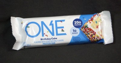 ONE PROTEIN BARS-BIRTHDAY CAKE-12 BARS- BB 7/26