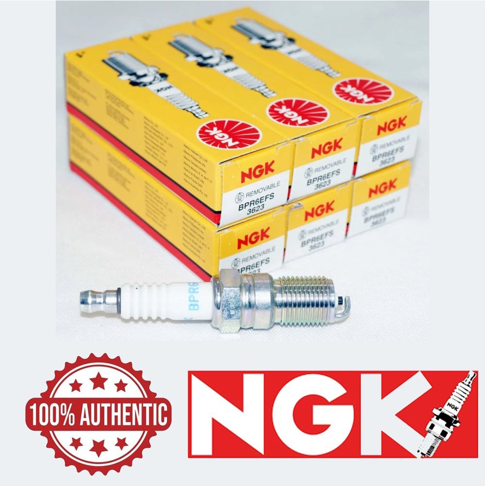 SET OF 6 MerCruiser Ignition Spark Plugs Plug BPR6EFS NGK 3623 AC 4.3 MERCURY