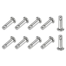 10-Pack Single Hole Clevis Pins, M3 x 10mm Stainless Steel Fastener