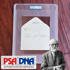 SIGMUND FREUD Personally Owned HANDWRITTEN ENVELOPE Not AUTOGRAPH Signed * PSA