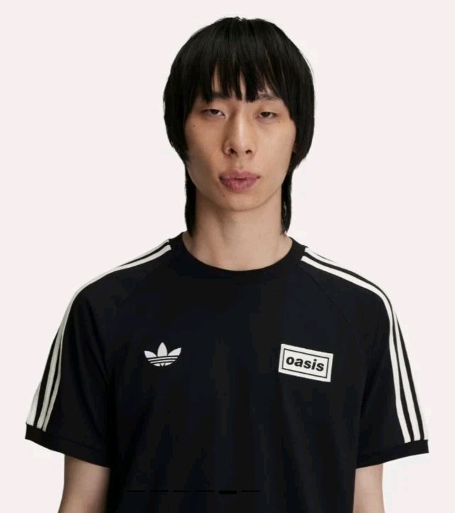 Adidas OASIS Blk Vintage-inspired short-sleeved Tee t shirt from