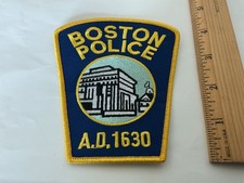 Boston  Police Massachusetts  collectible patches New Current Style Full Size.