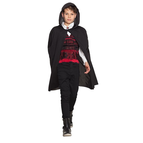 Kindercape Dusk Schwarz Umhang Cape FüR Kinder Halloween KostüM Unisex-image