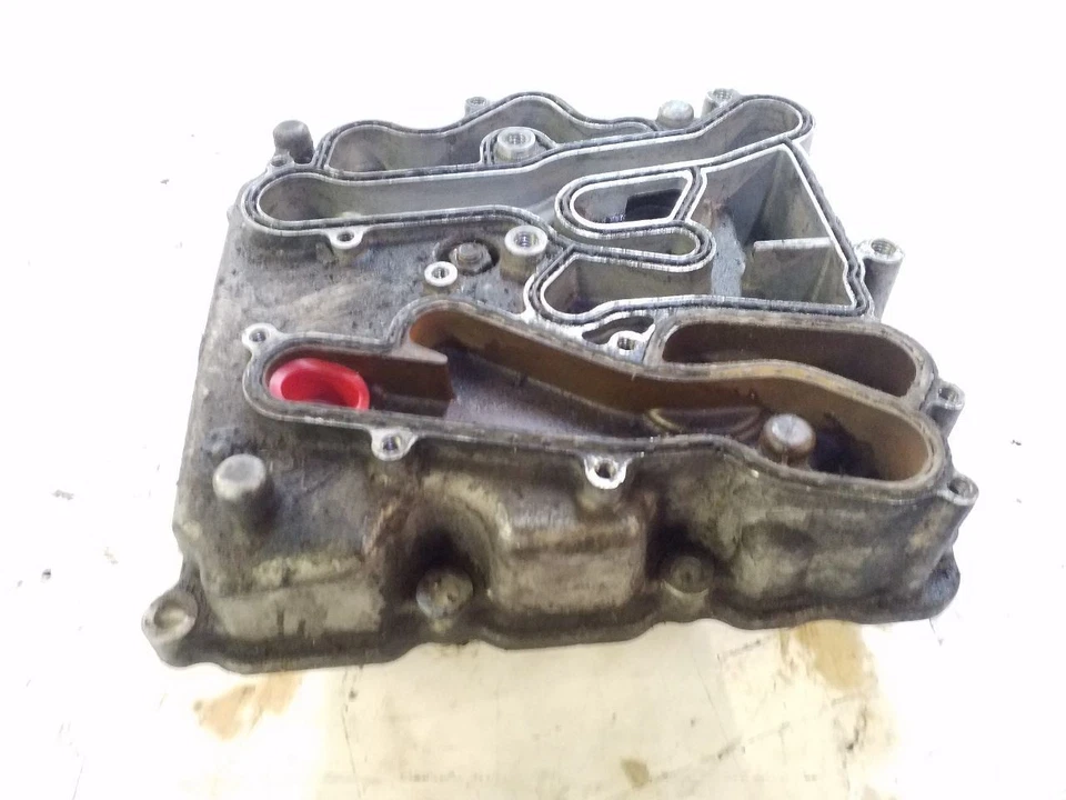 Carcasa de cubierta del enfriador de aceite 6,4 L | Se adapta a 08 09 10 Ford F250 F350 F450 F550 Foto 3 de 4