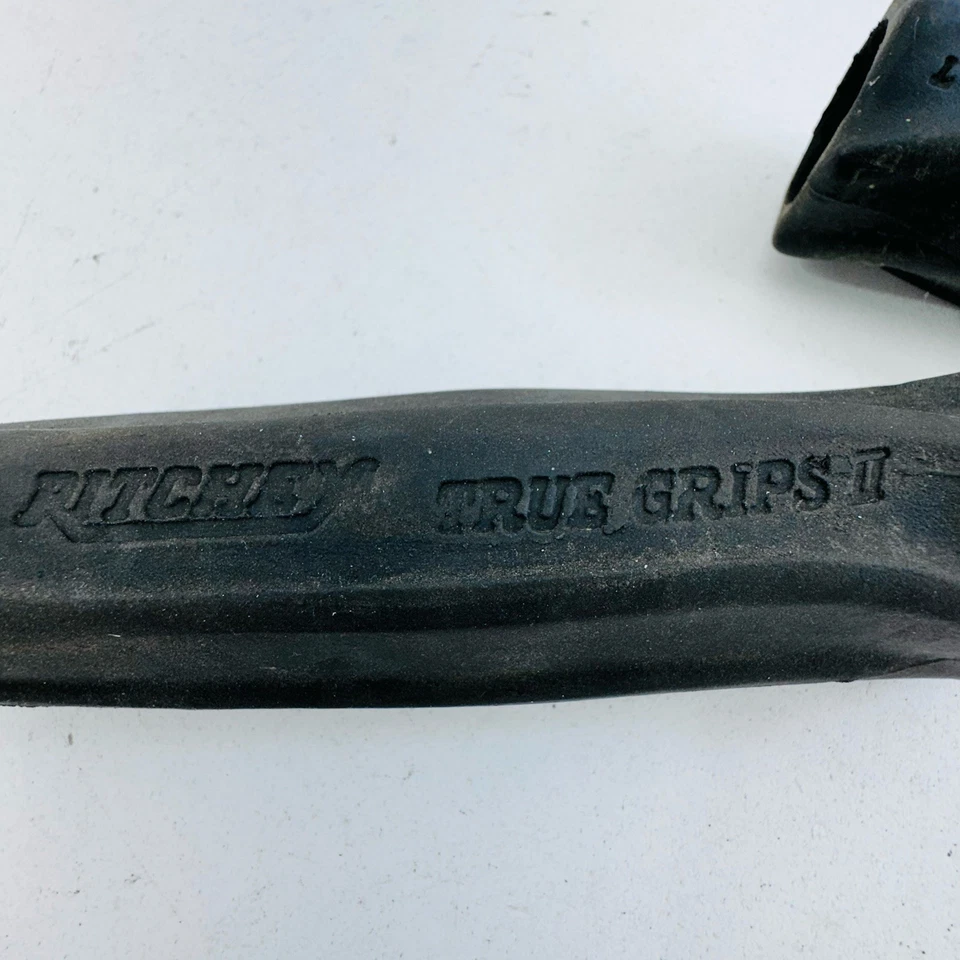 Empuñaduras de bicicleta de montaña Ritchey True Grips II Old School de colección MTB negras A46 Foto 4 de 4