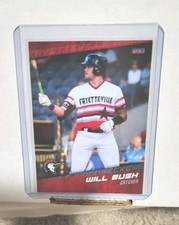 2024 Fayetteville Woodpeckers Will Bush RC Rookie Card Houston Astros Minors