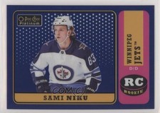 2018-19 O-Pee-Chee Platinum Retro Blue Rainbow 44/149 Sami Niku #R-94 0sf1