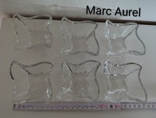 Marc Aurel 6 Dip Schälchen Dipschälchen Dipschale Dip Schale Party Glas Eckig
